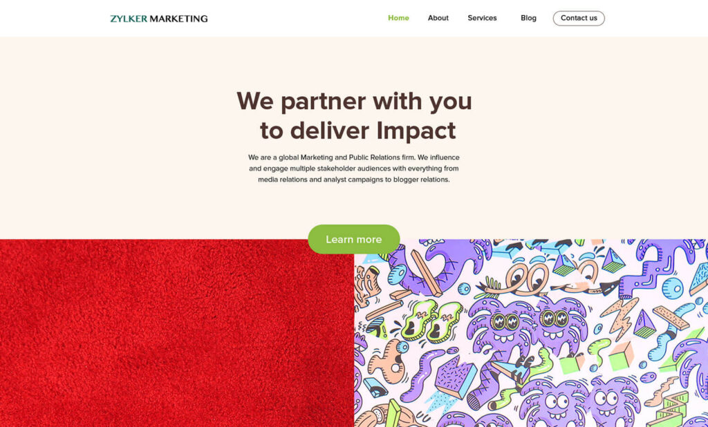 Zoho Sites - Customize