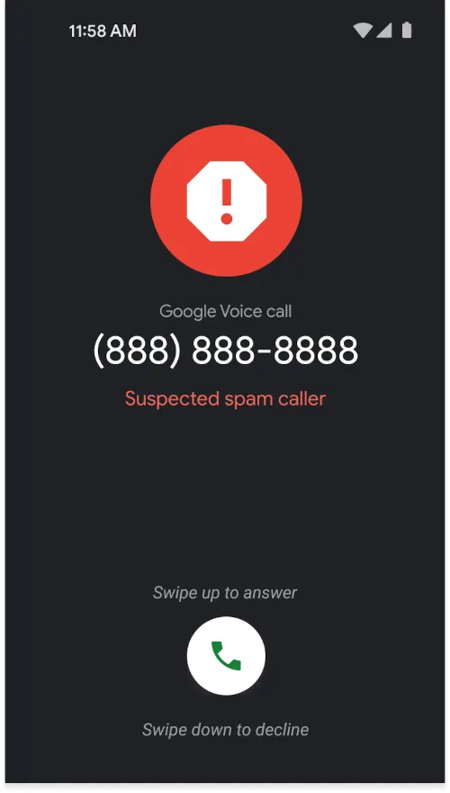 Google Voice will now Flag Suspicious Spam Calls